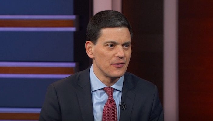 Watch this interview with International Rescue Committee CEO on The Daily Show